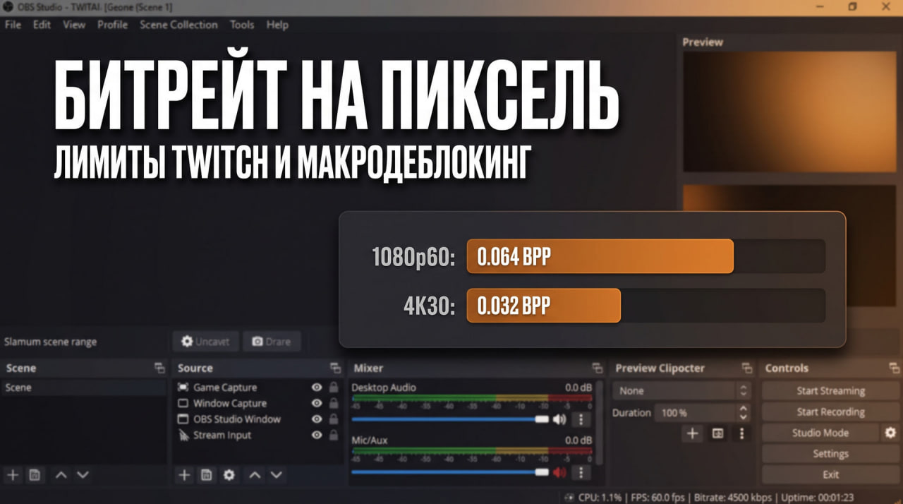аппаратный разбор для Twitch и Kick